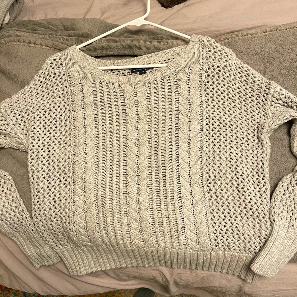Light grey Ae sweater